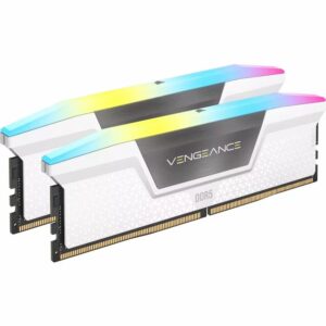 MEMORIA RAM CORSAIR 2X32GB D5-5200 VRGB WHITE